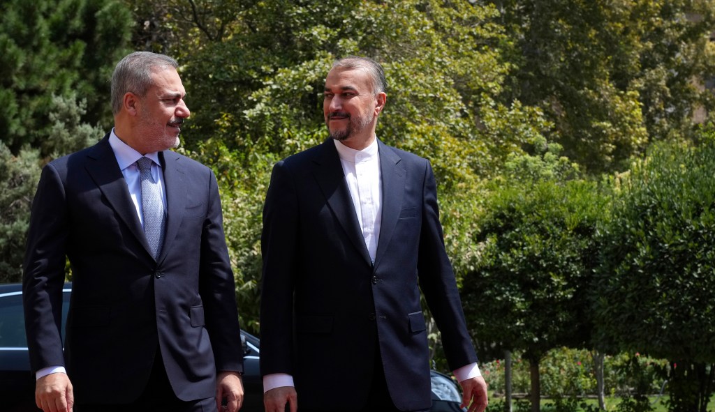 Why did Turkey’s foreign minister go to Iran?