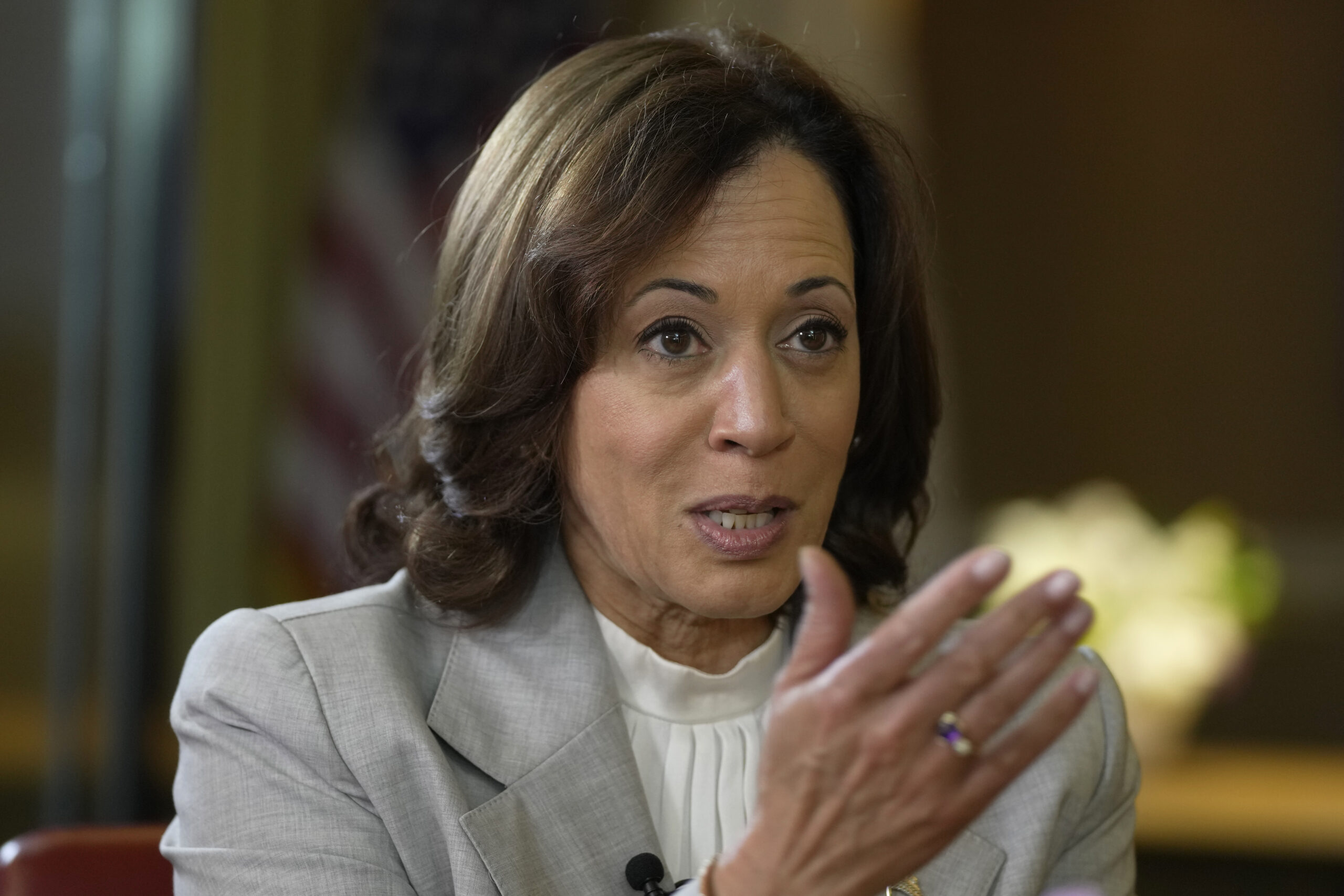 Harris knows she could end up in ‘job of being president’ but says Biden is ‘fine’
