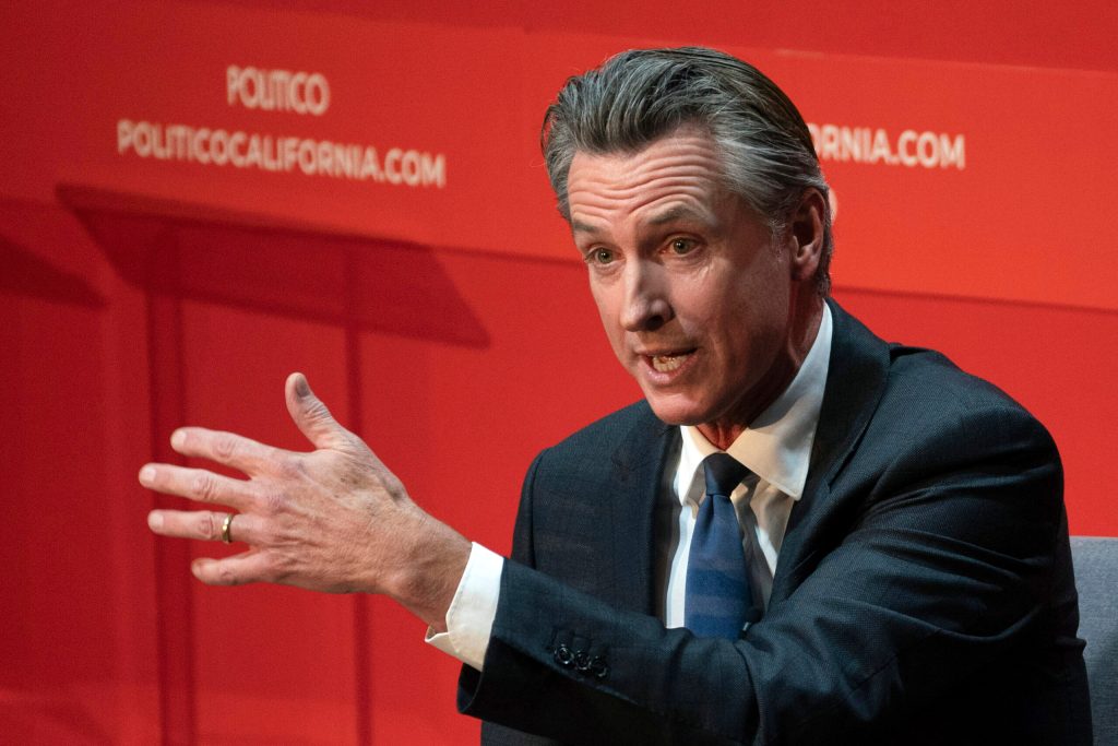 Gavin Newsom denies UAW strike has given Trump a working-class voter opening