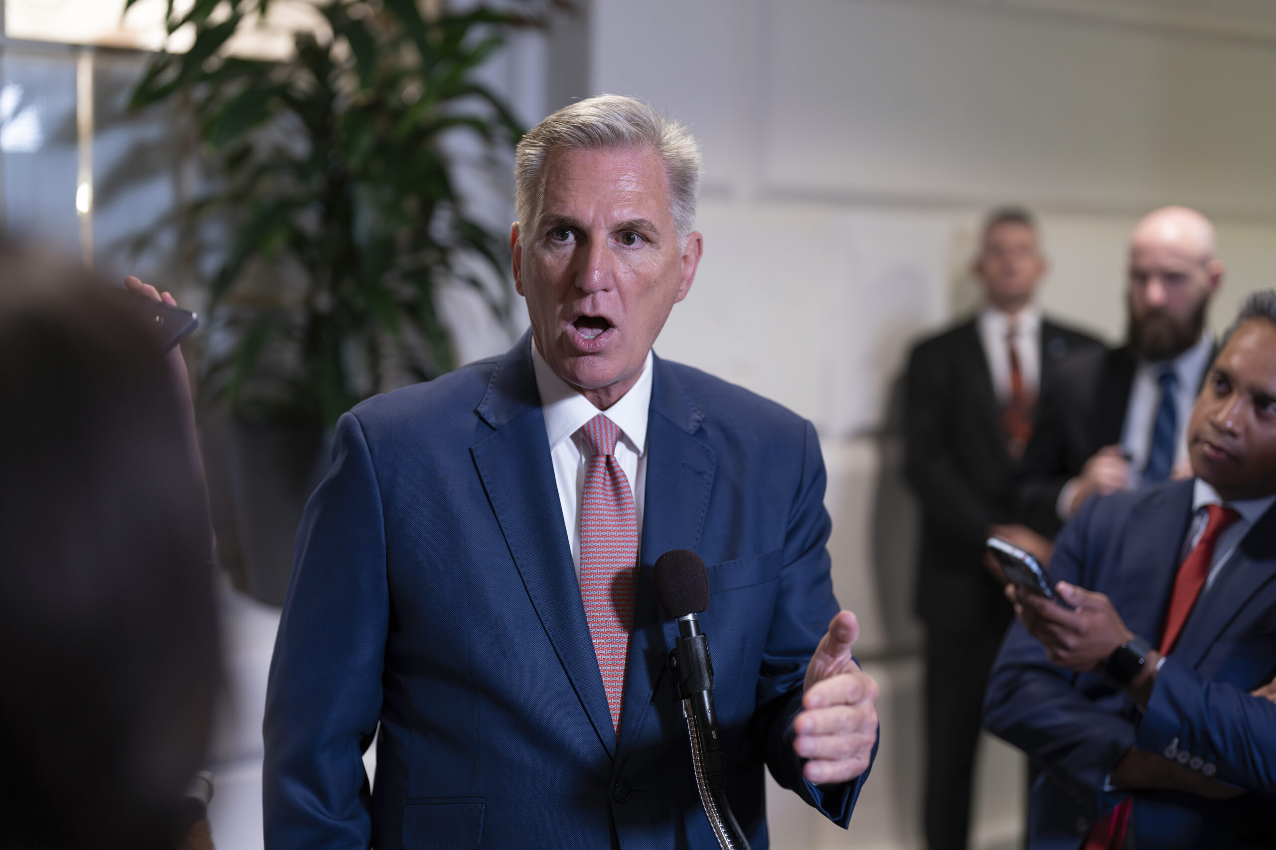 McCarthy hits reporter over impeachment question: ‘Do you believe the president lied?’