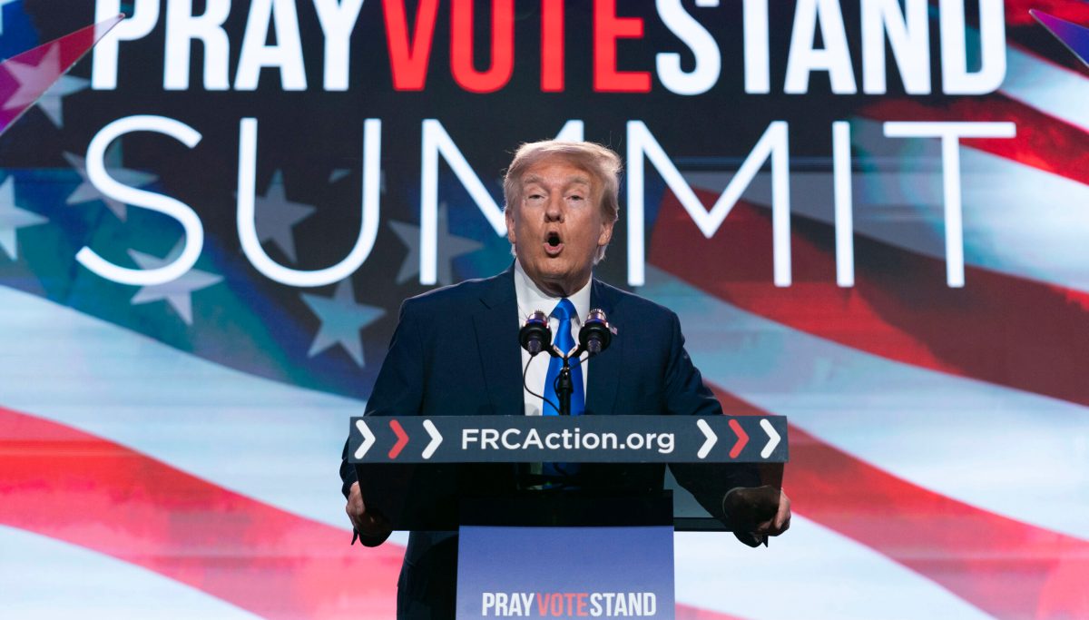 Trump beats DeSantis in Pray Vote Stand Summit straw poll