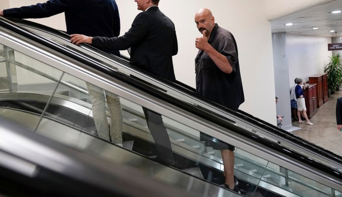 Dick Durbin breaks with Schumer on Senate dress code change for Fetterman: ‘Concerned’