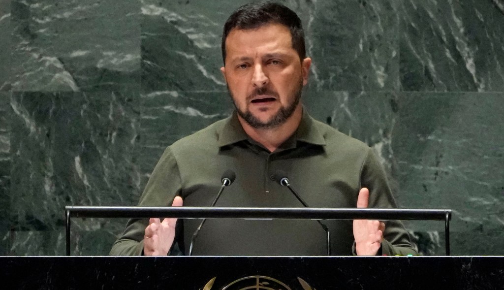 Zelensky pleads for continued foreign assistance in UN General Assembly address