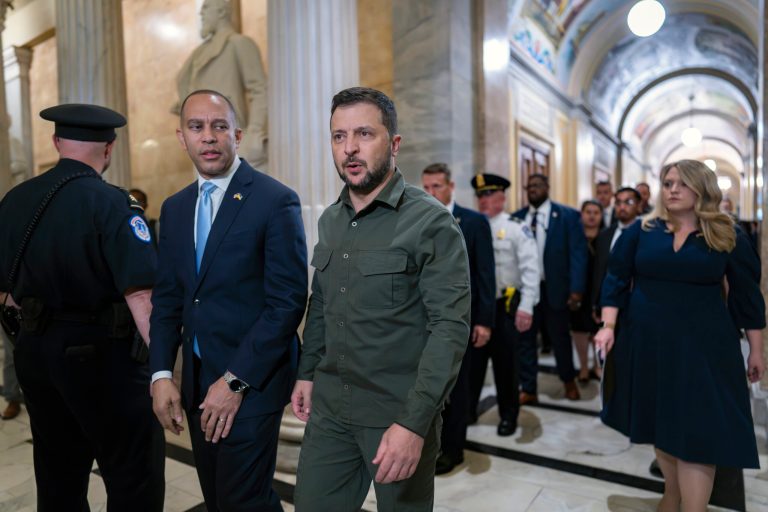 WATCH LIVE: Jeffries to hold weekly briefing as Zelensky visits Capitol Hill