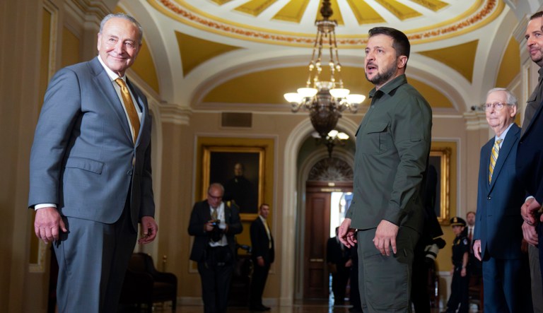 Zelensky returns to Capitol Hill in plea for continued assistance amid funding fight