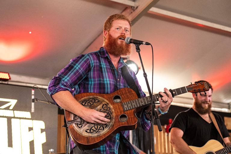 Oliver Anthony performs during Louder Than Life Music Festival on Thursday, Sept. 21, 2023, at Highland Festival Grounds in Louisville, Kentucky.