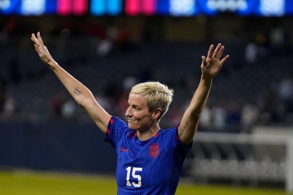 Megan Rapinoe opted not to sing national anthem at her final soccer match