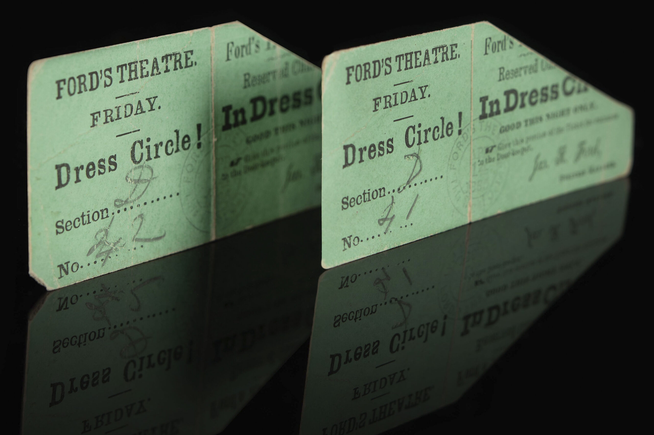 Ford’s Theatre tickets from night Lincoln was shot sell for over $250,000 at auction