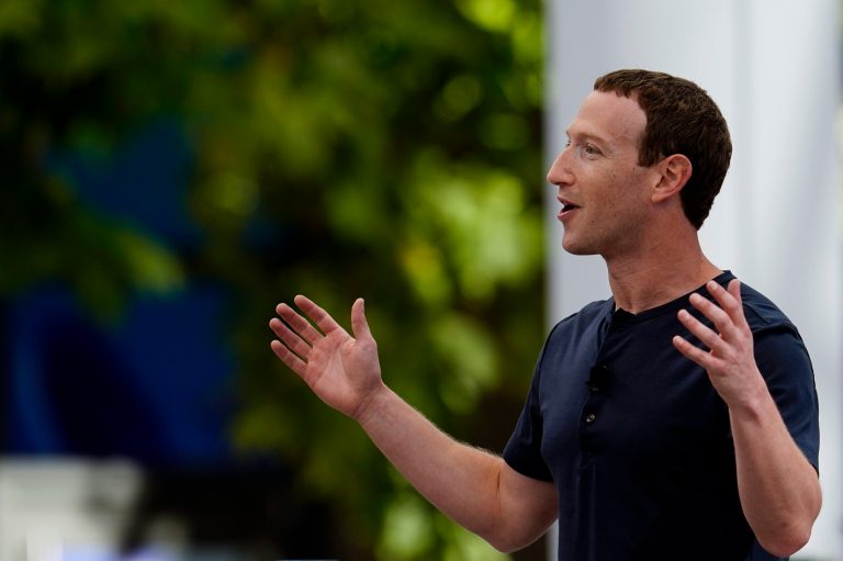Meta CEO Mark Zuckerberg speaks during the tech giant's Connect developer conference on Wednesday, Sept. 27, 2023, in Menlo Park, California. 