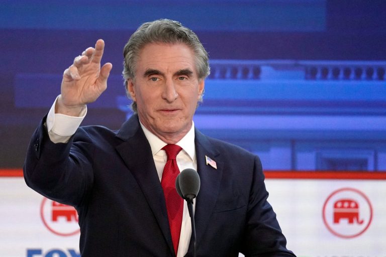 As GOP primary field narrows, Doug Burgum pledges to stay in presidential race at least until New Hampshire