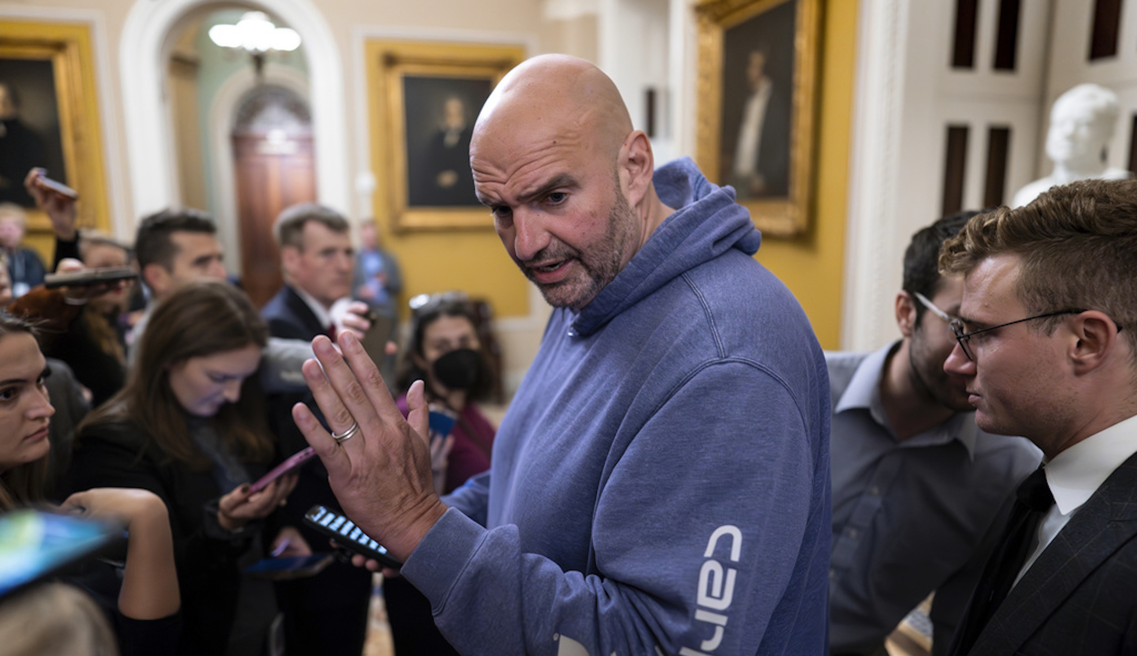 Progressives fume at Fetterman’s office over email response to Israel ceasefire letter