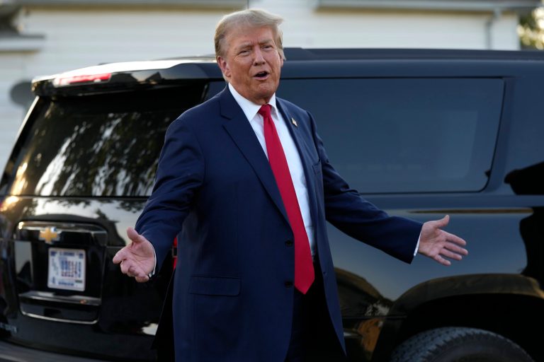 Former President Donald Trump will appear in court Monday for the start of the civil trial regarding his New York business practices.
