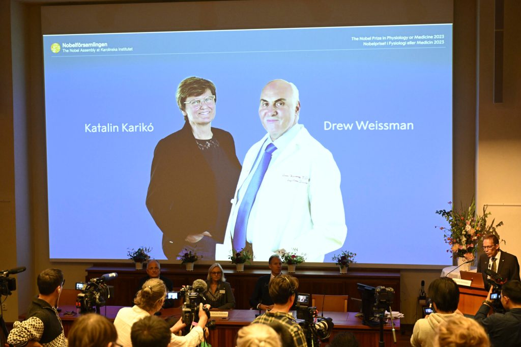 Scientists who enabled COVID-19 vaccine development awarded Nobel Prize