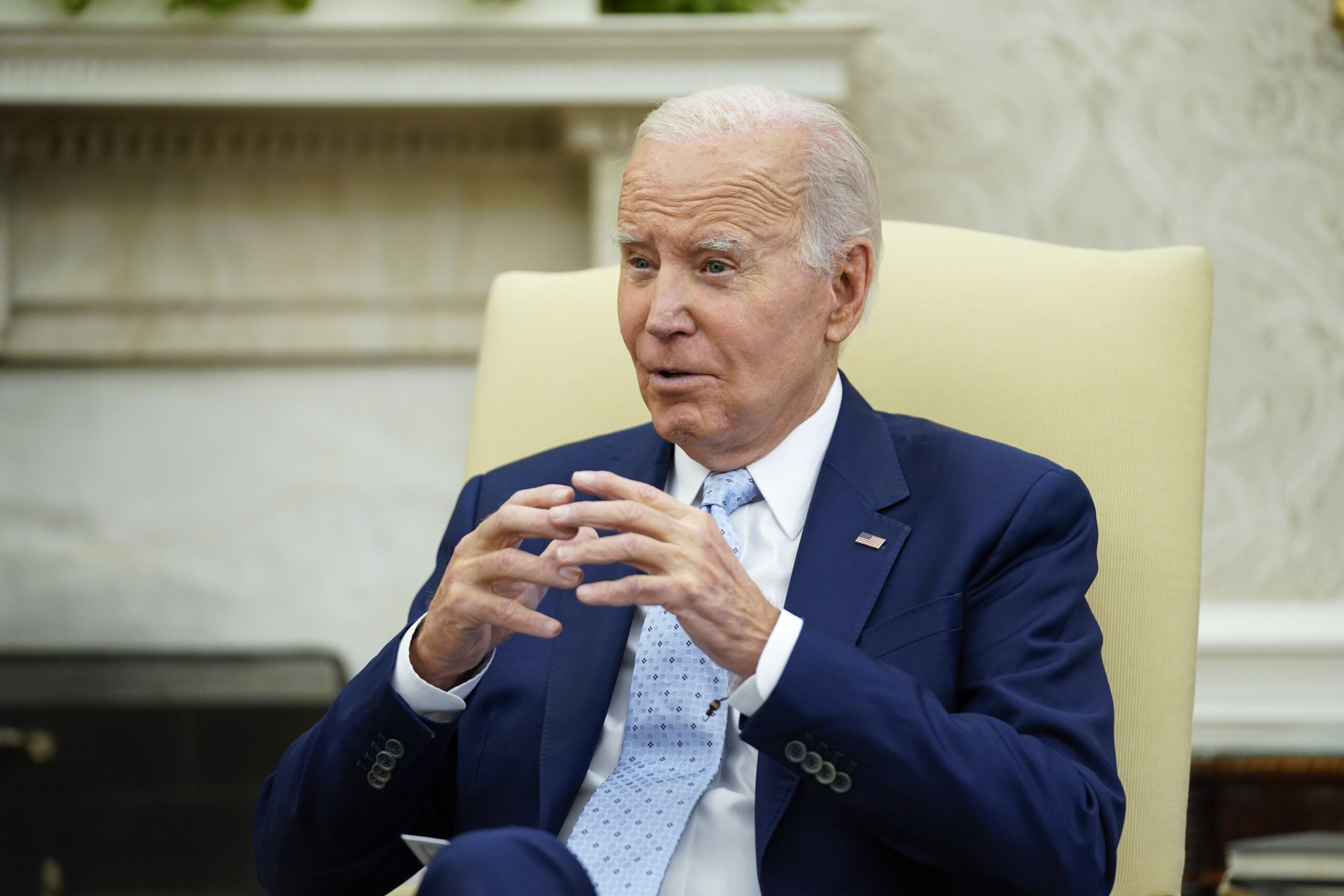 Reporter’s Notebook: Biden versus chaos — a winning message?