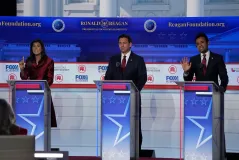 Ramaswamy attacks DeSantis and Haley as ‘fair-weather fans’ of free speech ahead of debate
