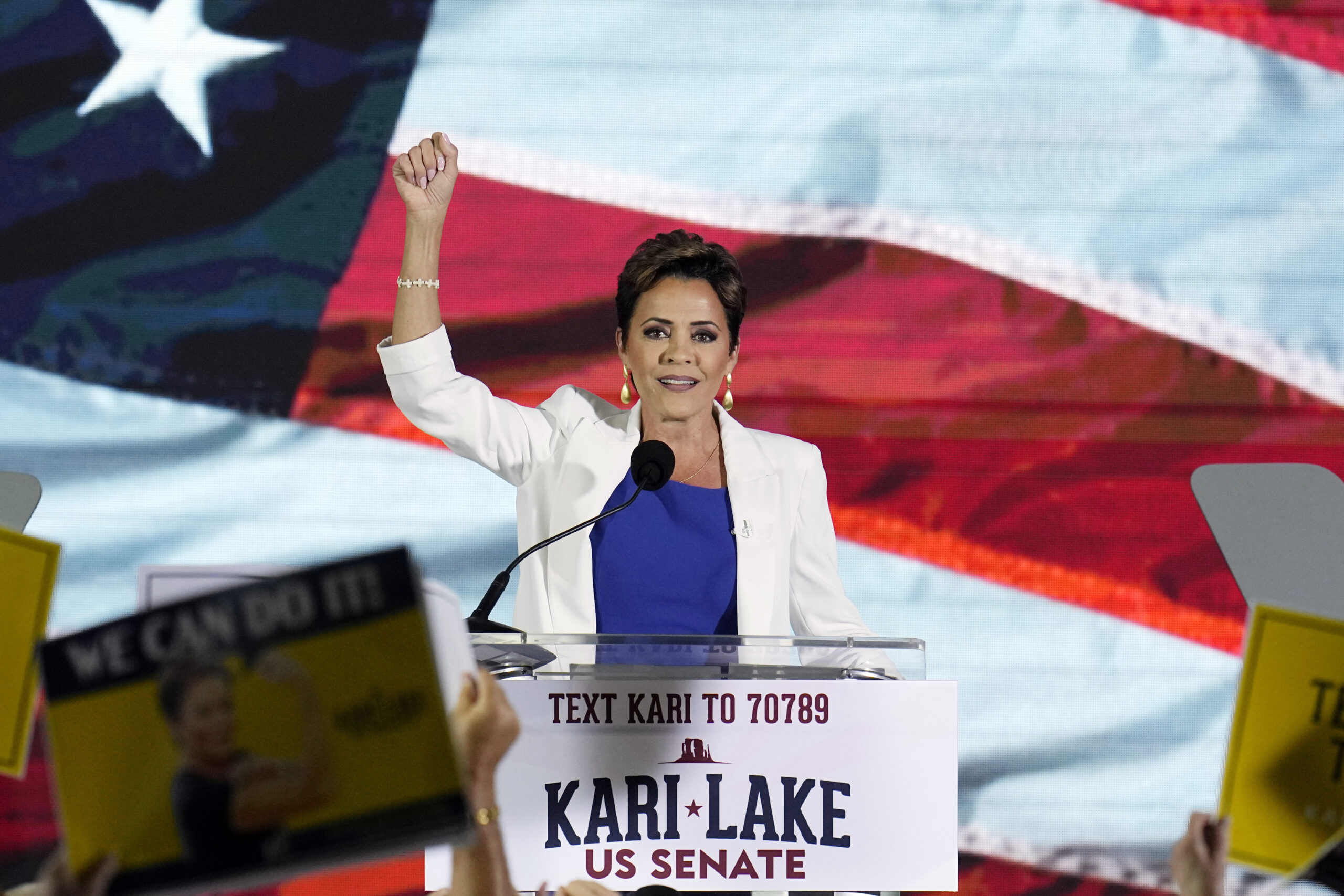Kari Lake says ‘disaffected’ Democrats and independents are key to her Arizona Senate bid