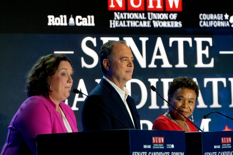 California Democrats split on Schiff and Lee endorsement in Senate race