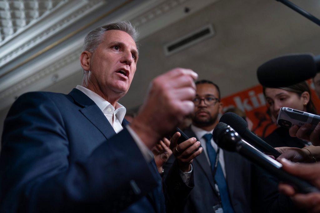Patrick McHenry should ‘already’ have the authority to govern House: McCarthy