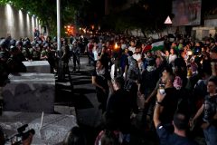 Israel war: Thousands of protesters descend on US Embassy in Beirut after Gaza hospital bombing