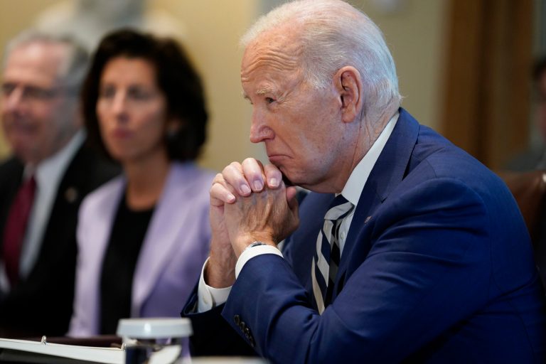 President Joe Biden predicted Friday that Gaza will begin receiving humanitarian aid through the Rafah crossing this weekend.