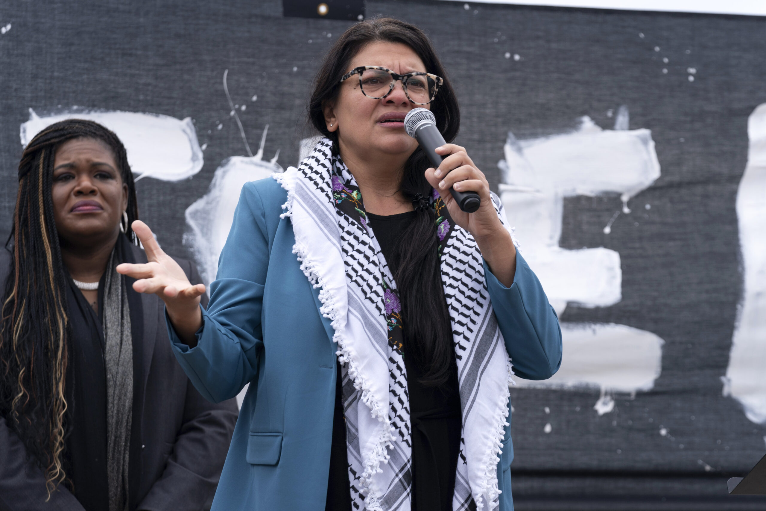 Tlaib defends ‘from the river to the sea’ as ‘aspirational call for freedom’
