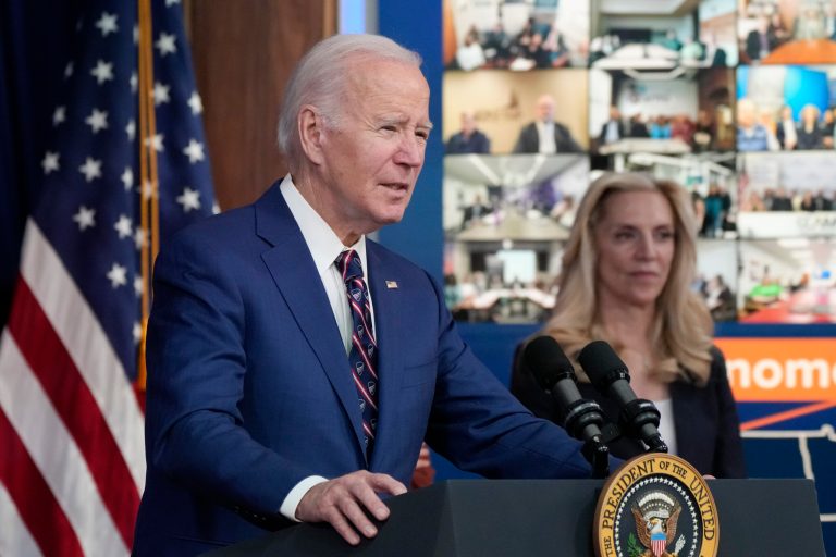 The White House said Thursday that the latest gross domestic product report shows the strength of the economy but did not directly predict that the United States will avoid a recession.