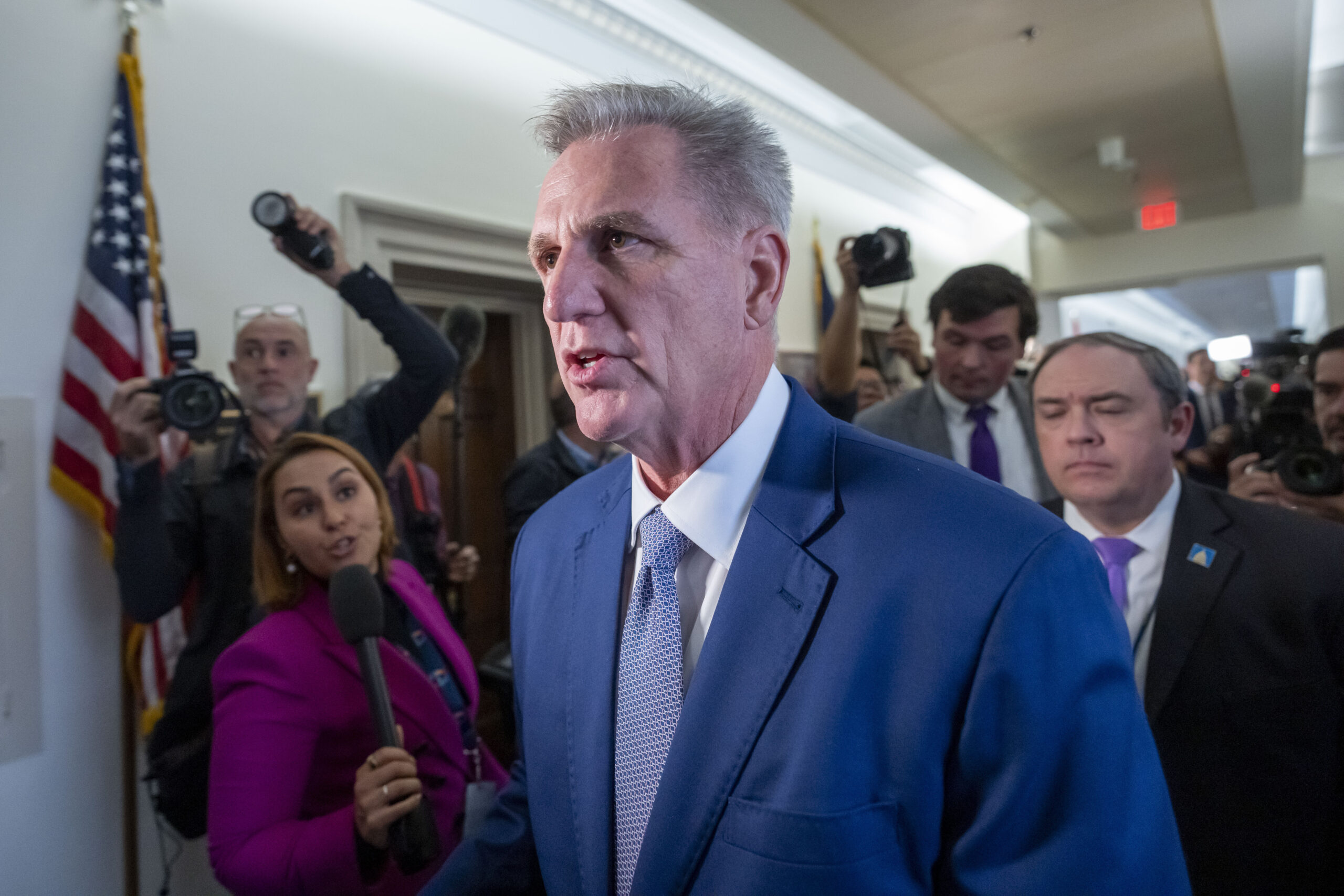 Trump-aligned Republican mounts primary challenge to former Speaker Kevin McCarthy