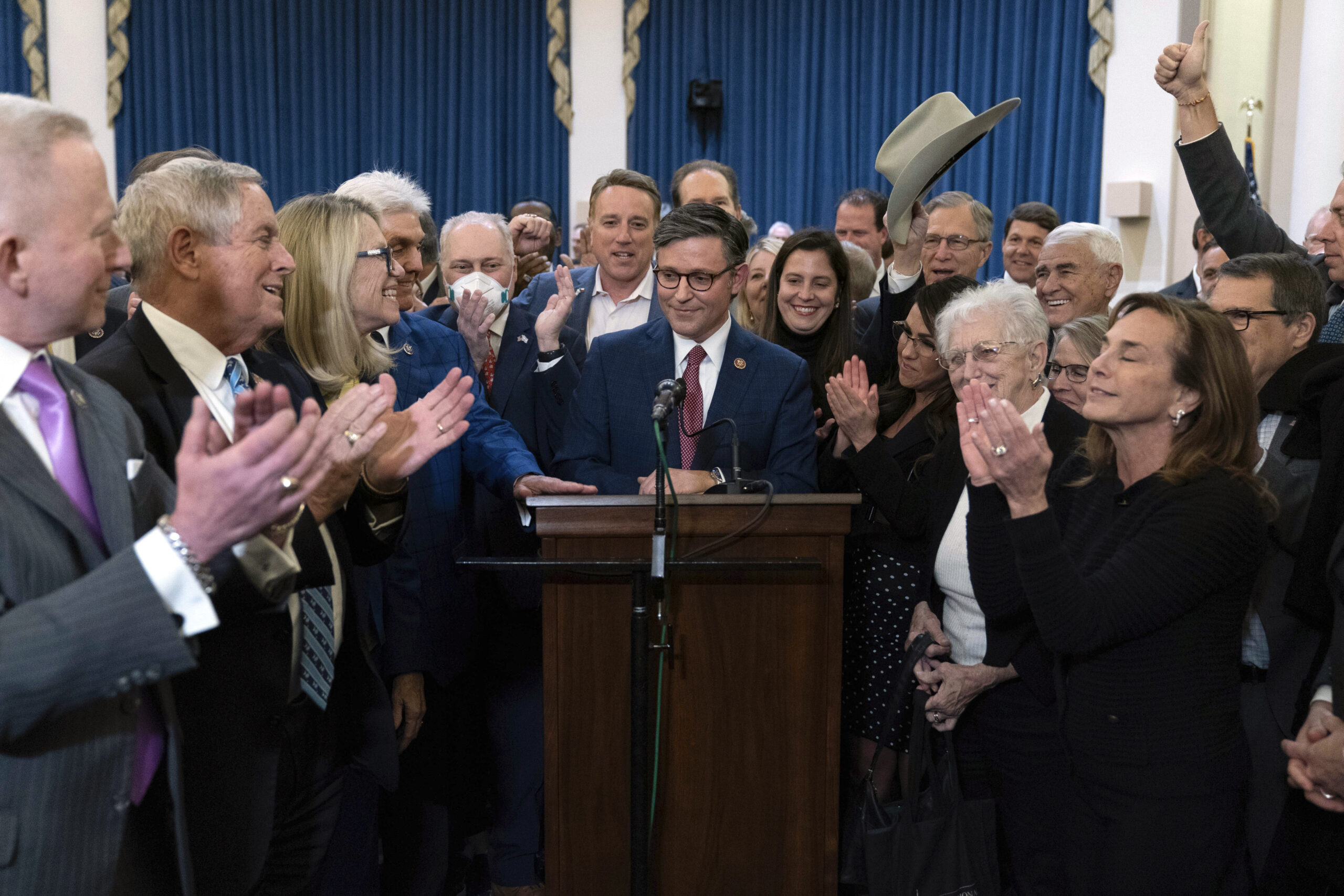 House elects Mike Johnson as speaker after three weeks at an impasse