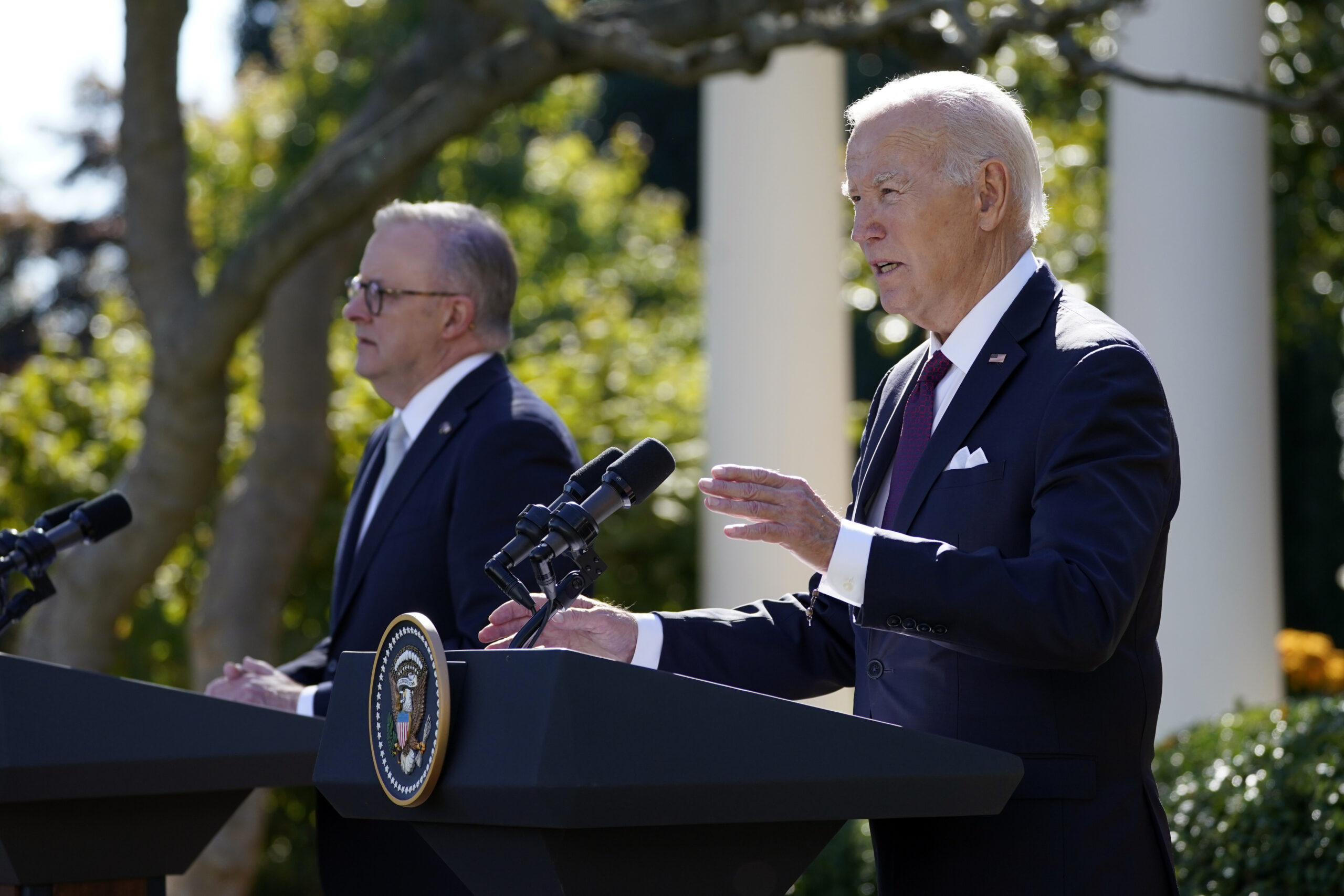 Biden welcomes new House Speaker Mike Johnson: ‘We have to get moving’