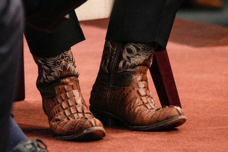 DeSantis insists he doesn’t wear high heels as campaign struggles to fight off attacks on his height