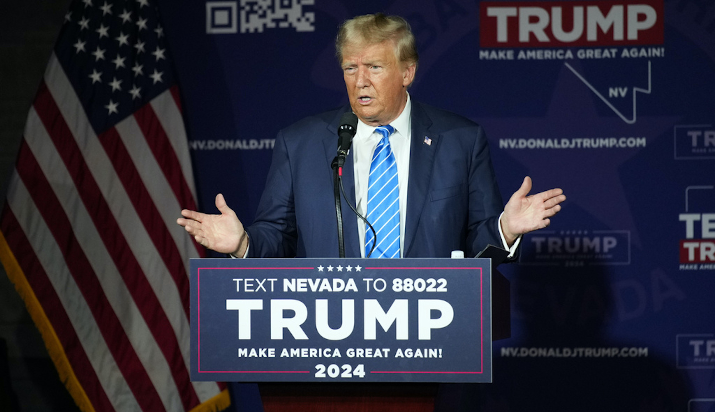 Trump sues Michigan secretary of state over push to keep him off ballot in 2024