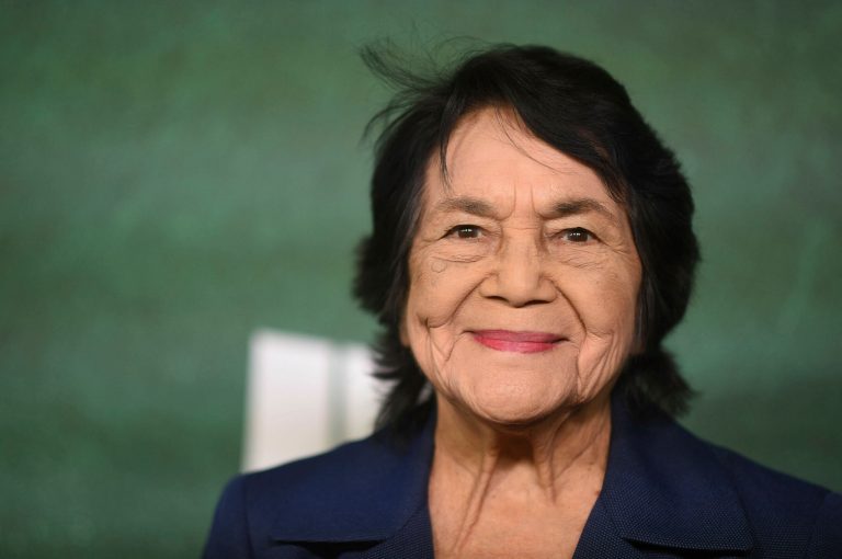 Labor activist Dolores Huerta tells California Democrats schools should not graduate white supremacists