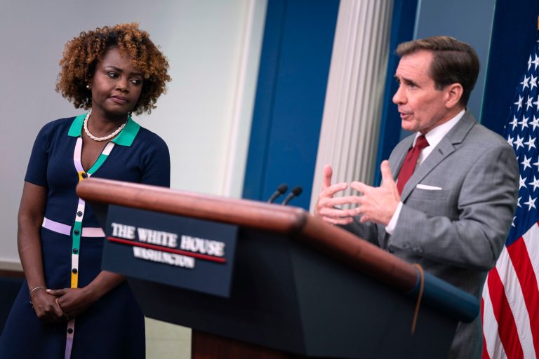 The White House didn't express any major concerns Tuesday about a recent dip in support for President Joe Biden among Arab and Muslim Americans.