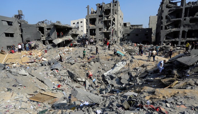 Israel defends airstrike that hit Gaza and killed senior Hamas leader