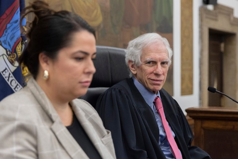 Judge Arthur Engoron appears at the fraud trial for former President Donald Trump at New York Supreme Court, Thursday, Nov. 2, 2023.