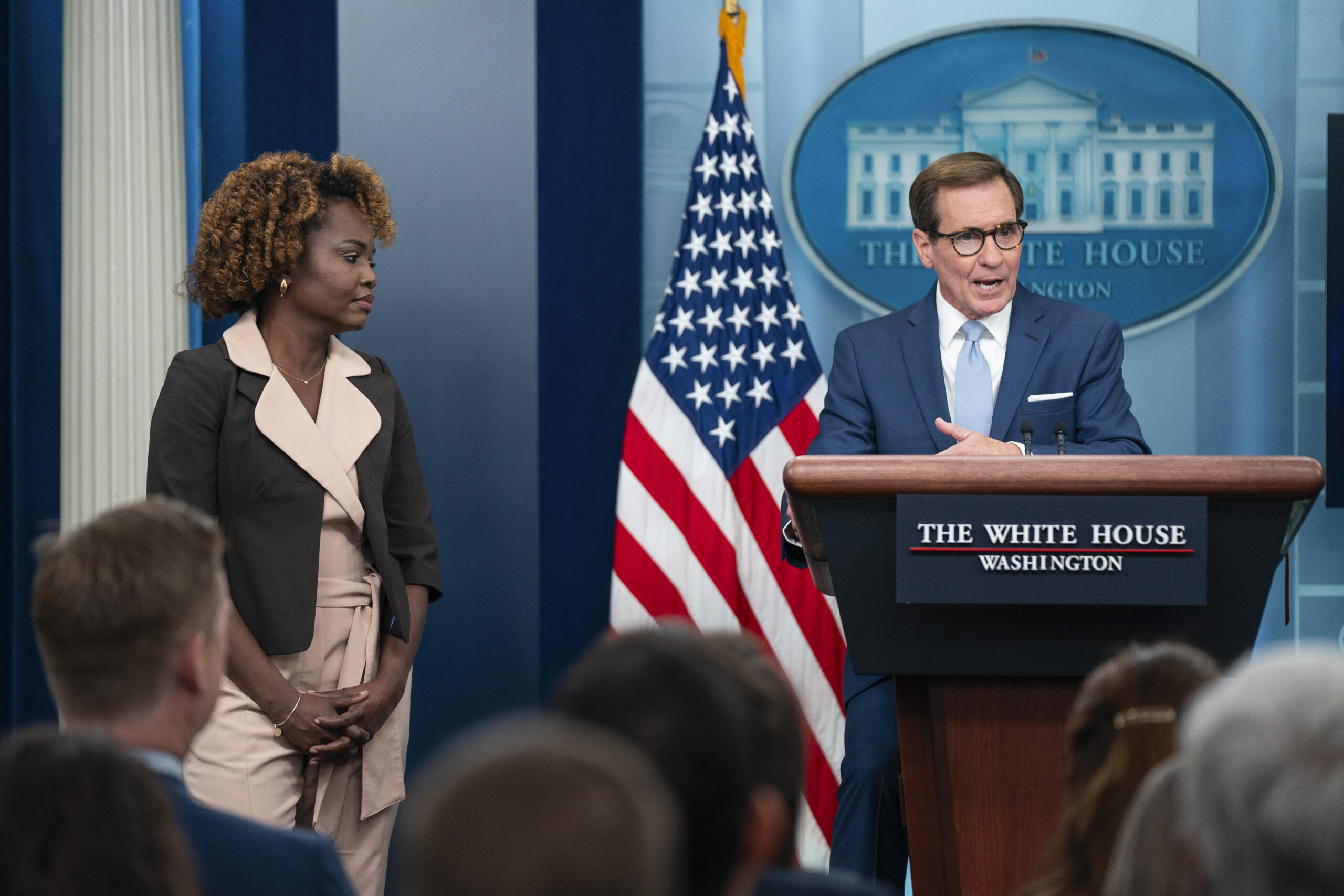 John Kirby, Karine Jean-Pierre