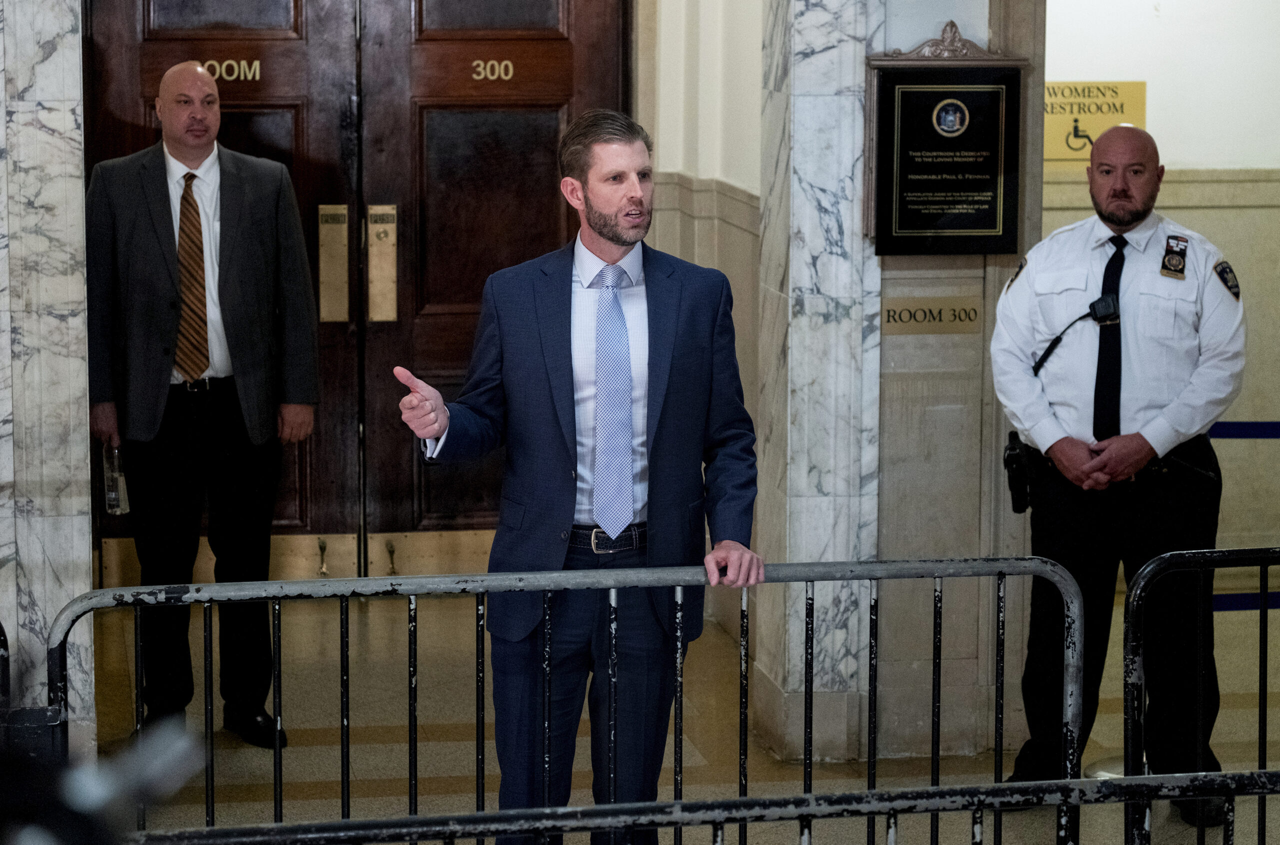 Eric Trump responds after court testimony and blames attorney general for New York ‘going to hell’