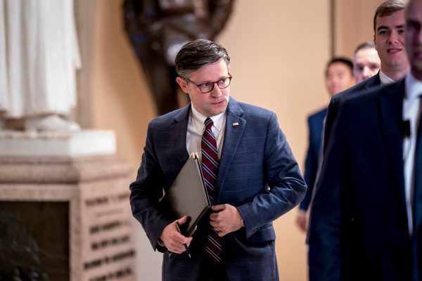Johnson makes slow progress to avoid government shutdown in first full week as speaker
