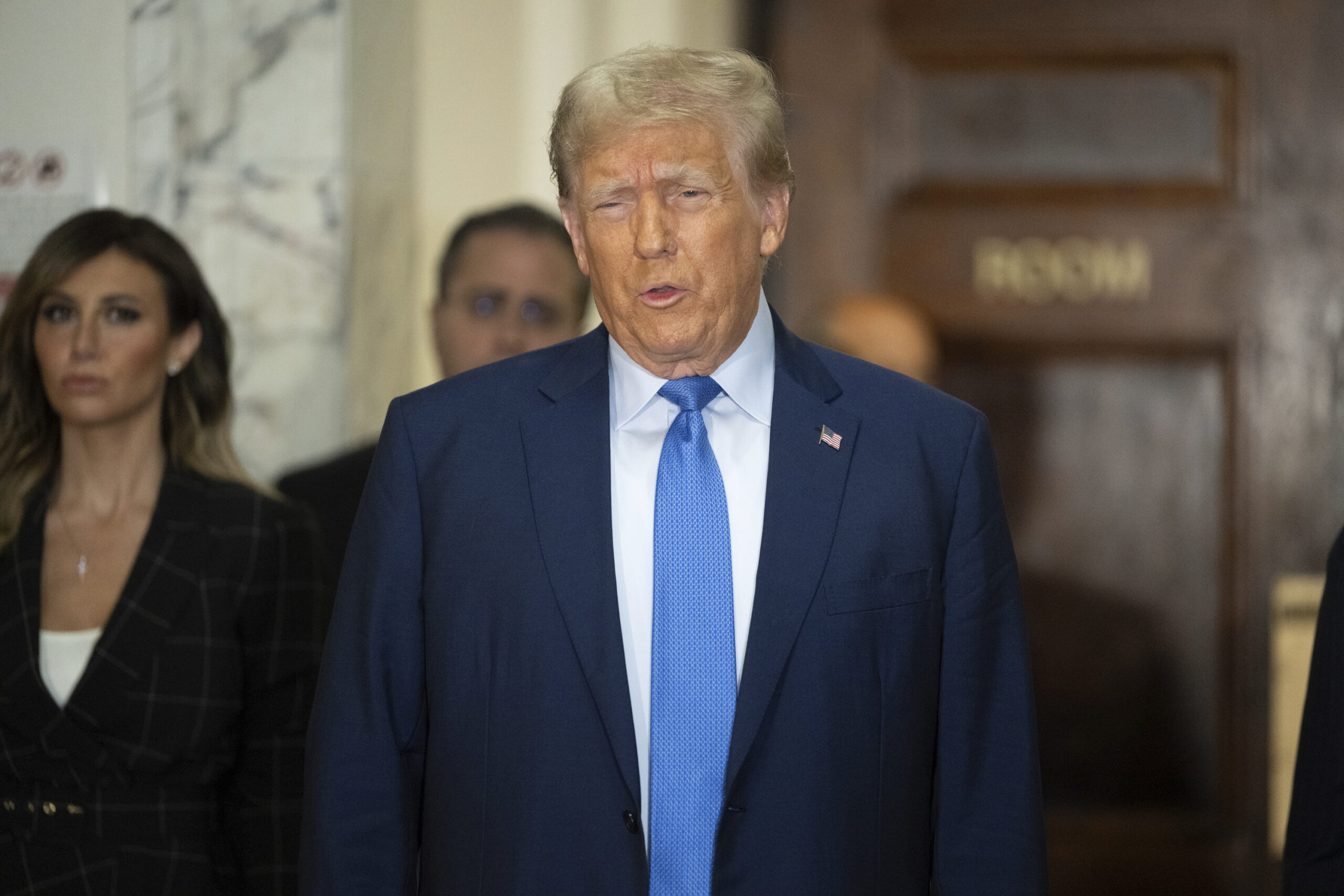 Donald Trump takes aim at judge and Letitia James after gag order lifted temporarily