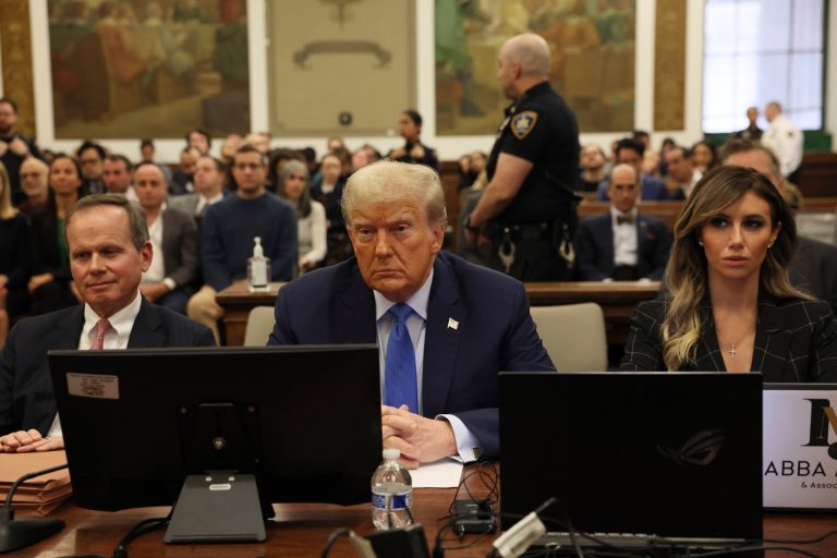 Former President Donald Trump waits to take the witness stand during his civil fraud trial at New York Supreme Court, Monday, Nov. 6, 2023, in New York.