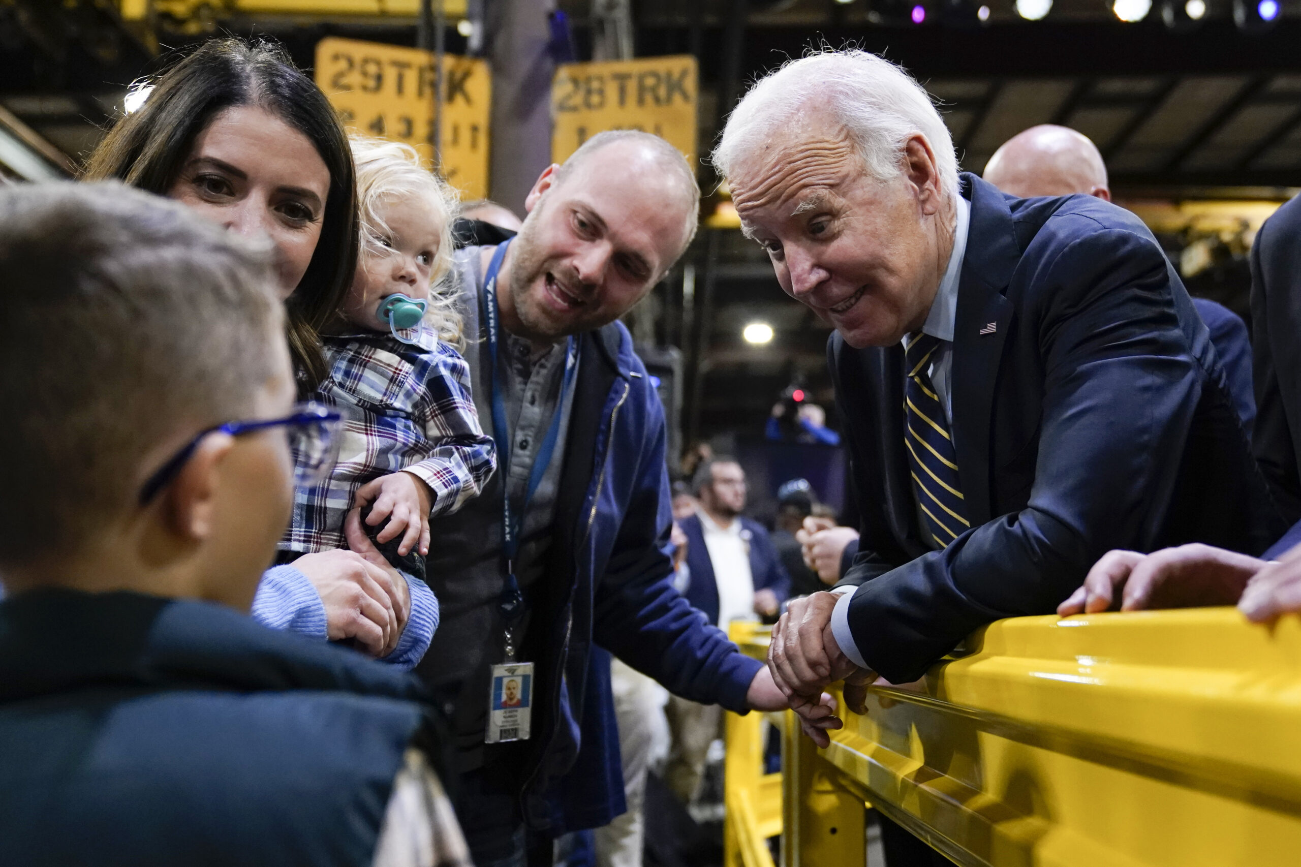 Biden repeats debunked Amtrak story at Delaware rail event