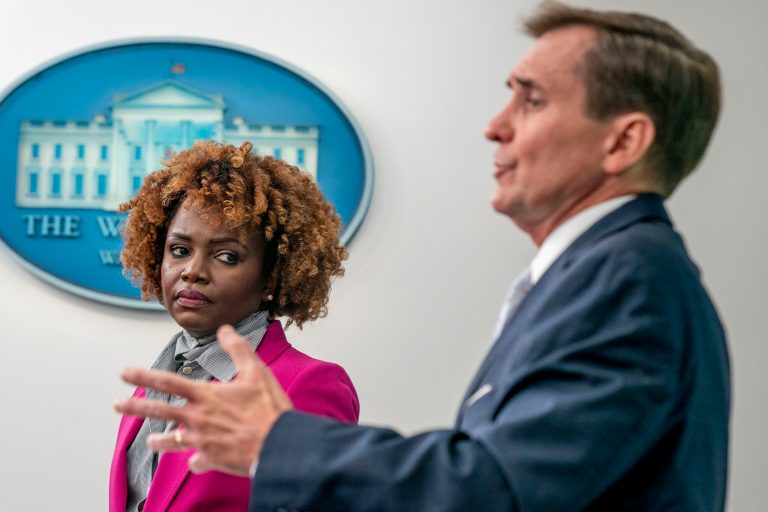 Anti-Israel White House vandalism ‘obviously not’ appropriate, Jean-Pierre says