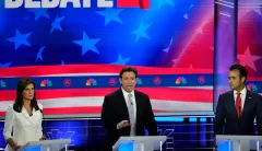 Republican debate: Ramaswamy says DeSantis and Haley are ‘Dick Cheney in 3-inch heels’