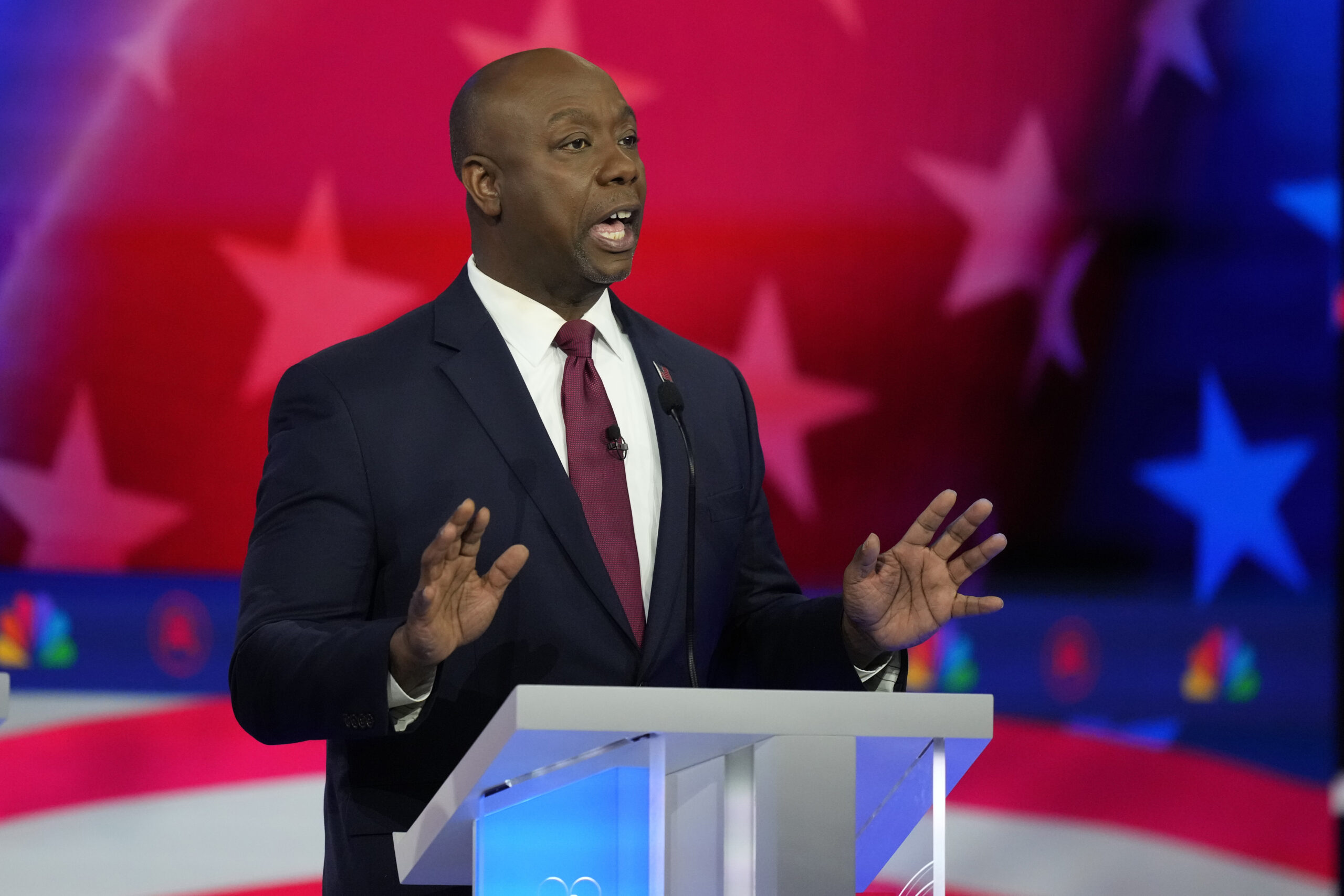 Republican debate: Tim Scott’s girlfriend revealed on Miami stage