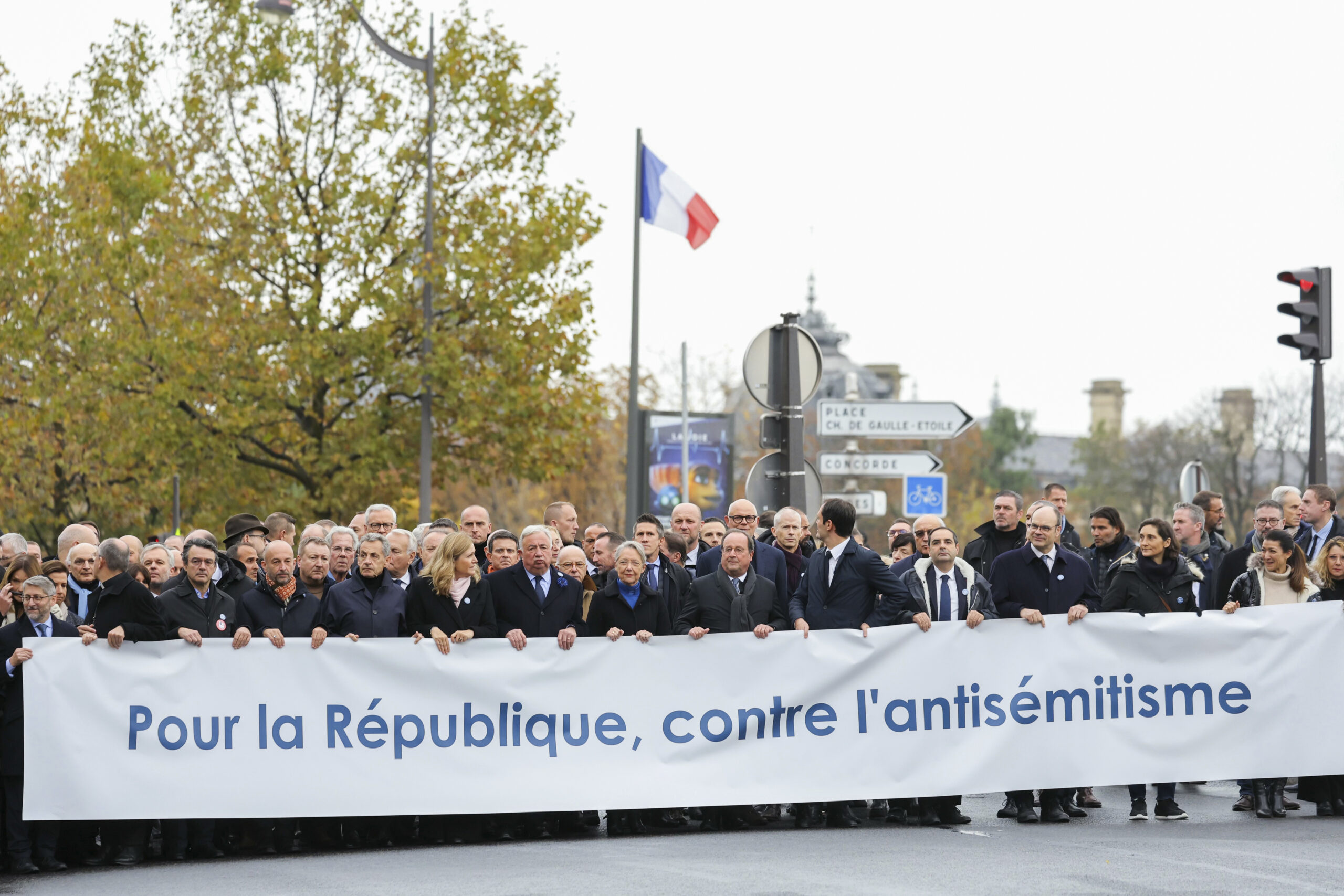 French prime minister leads March against antisemitism