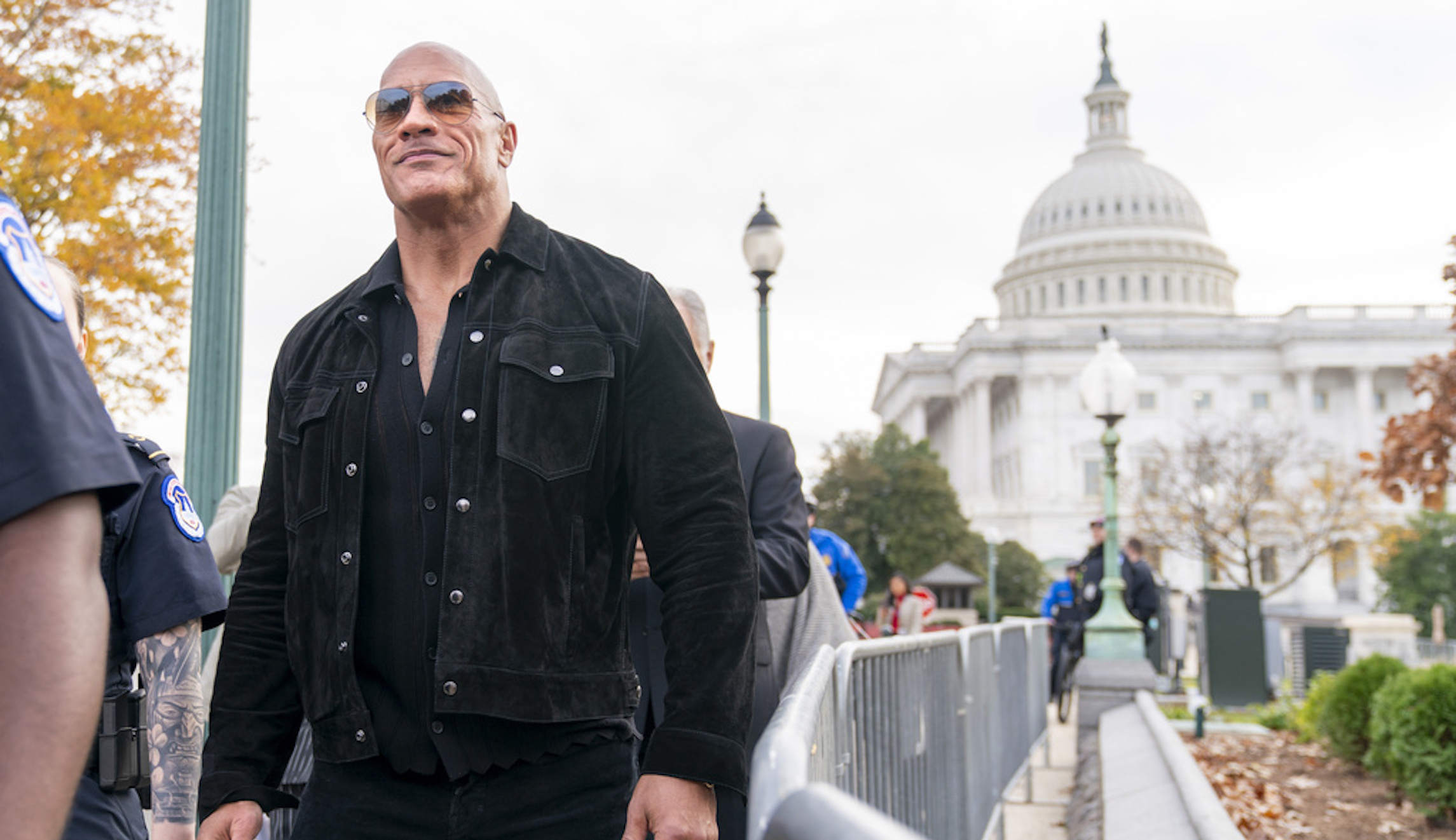 Dwayne ‘The Rock’ Johnson brings star power to Capitol Hill amid presidential speculation