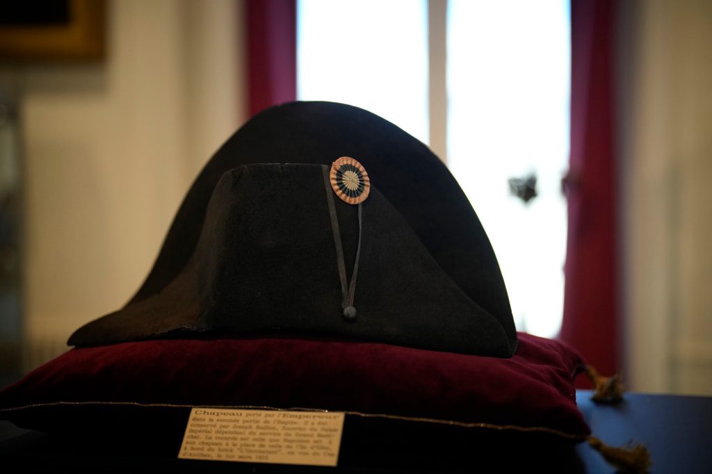 French emperor Napoleon’s hat goes for $2.1 million at auction