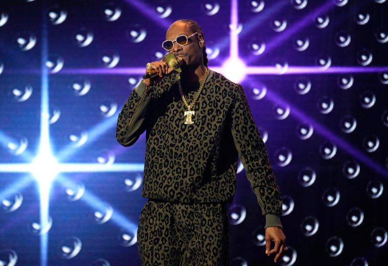 FILE - Snoop Dogg performs a tribute to Dr. Dre at the Black Music Collective on Thursday, Feb. 2, 2023, at The Hollywood Palladium in Los Angeles. (AP Photo/Chris Pizzello, File)