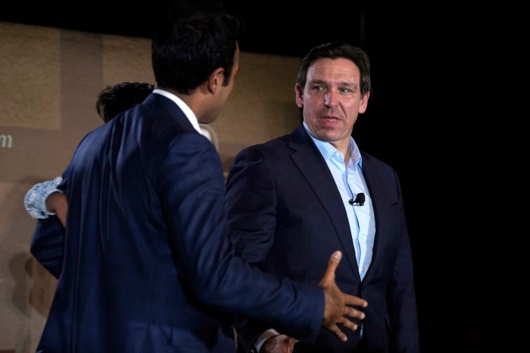Ron DeSantis and Vivek Ramaswamy share stories of their wives’ miscarriages