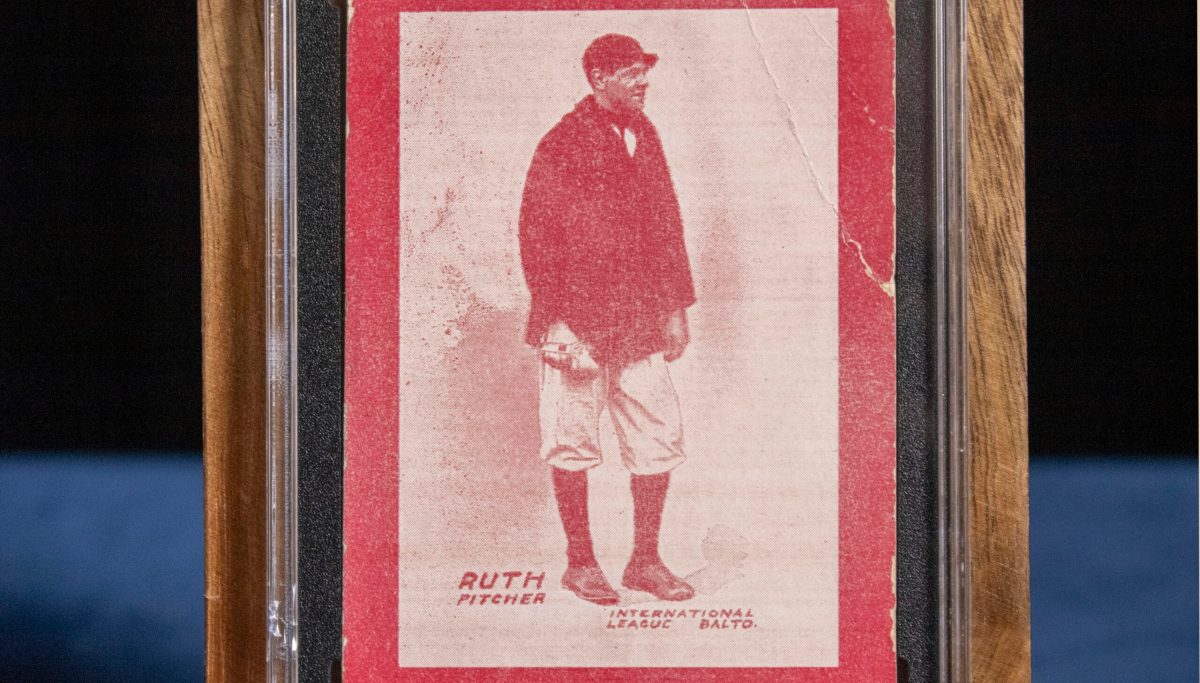 Babe Ruth rookie card fetches $7.2 million at auction